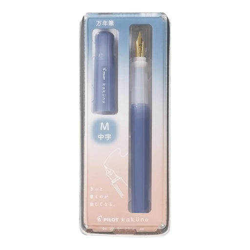 PILOT Kakuno Fountain Pen Madoromi Blue M Nib PILOT