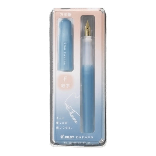 PILOT Kakuno Fountain Pen Madoromi Light Blue F Nib PILOT
