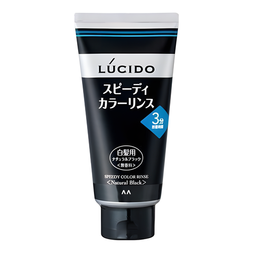 Mandom LUCIDO Speedy Color Rinse Natural Black 160g Mandom