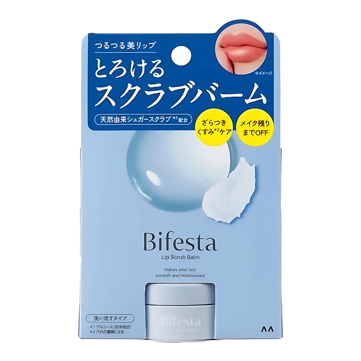 Mandom Bifesta Lip Scrub Balm