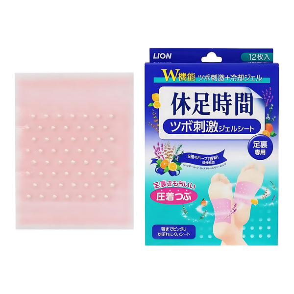 Lion Kyusoku Jikan Leg Refreshing Gel Sheets