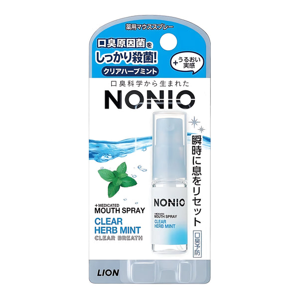 Lion NONIO Mouth Spray Clear Herb Mint