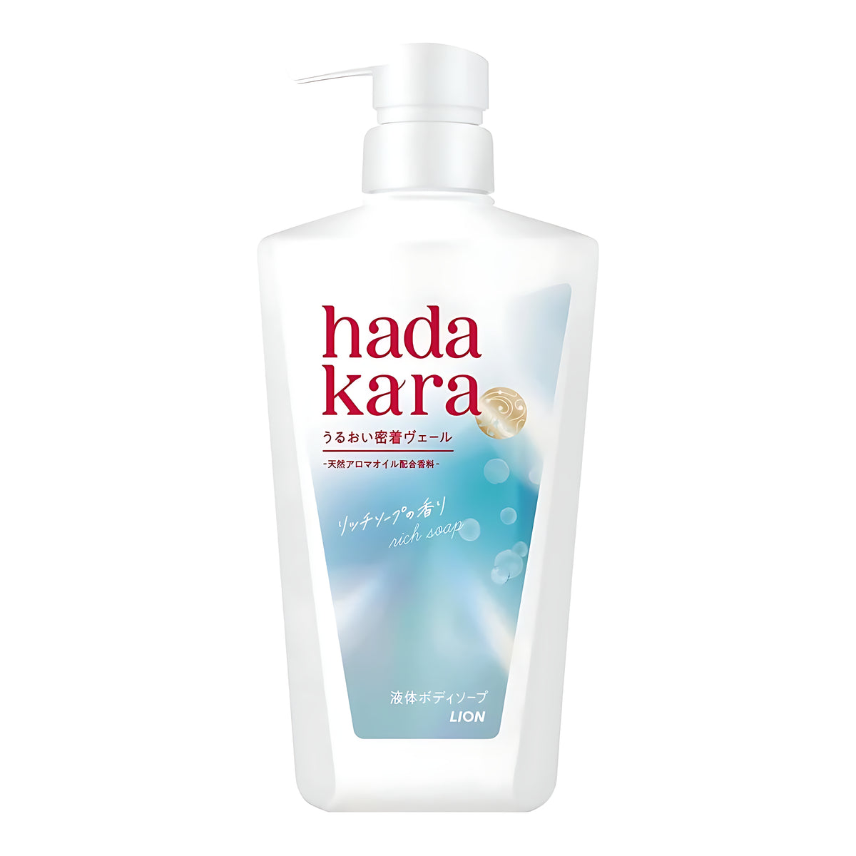Lion HADAKARA Moist Body Care Soap Liquid Rich Soap Scent