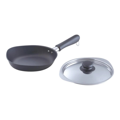 Sori Yanagi Magma Plate Iron Frying Pan with Lid 18cm Sori Yanagi