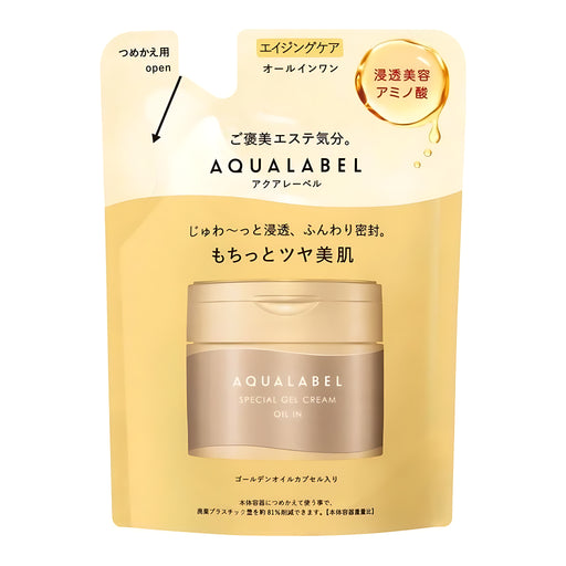 SHISEIDO AQUALABEL Special Gel Cream EX Oil-In Refill