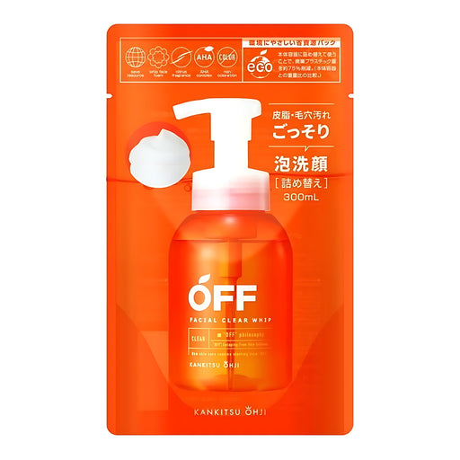 Cosmetex Roland Kankitsu Ohji Facial Clear Whip SP Foaming Cleanser Refill 300mL