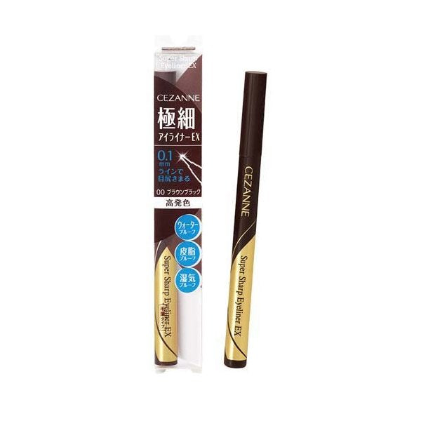 CEZANNE Super Sharp Eyeliner EX00 Black