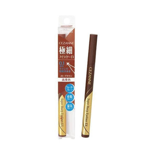 CEZANNE Super Sharp Eyeliner EX20 Brown
