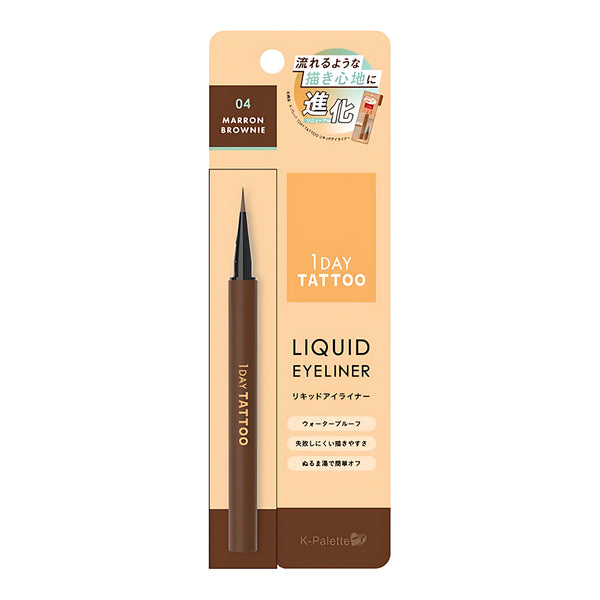 K-Palette 1DAY TATTOO Liquid Eyeliner a 04 Marron Brownie