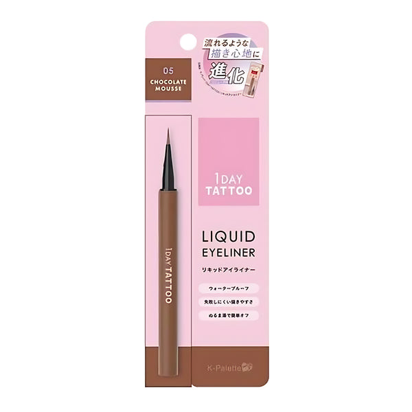 K-Palette 1DAY TATTOO Liquid Eyeliner a 05 Chocolate Mousse