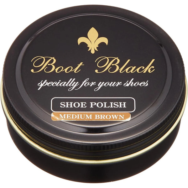 Boot Black Polish Shoe Cream Medium Brown 50g