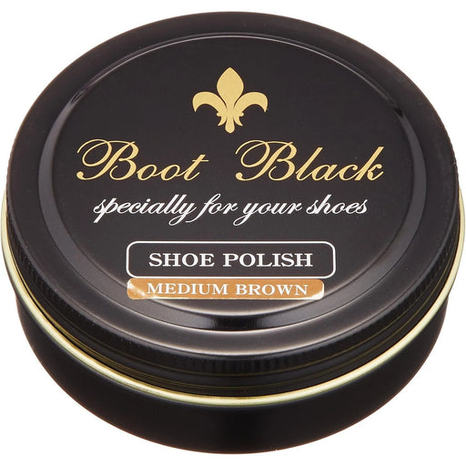 Boot Black Polish Shoe Cream Medium Brown 50g