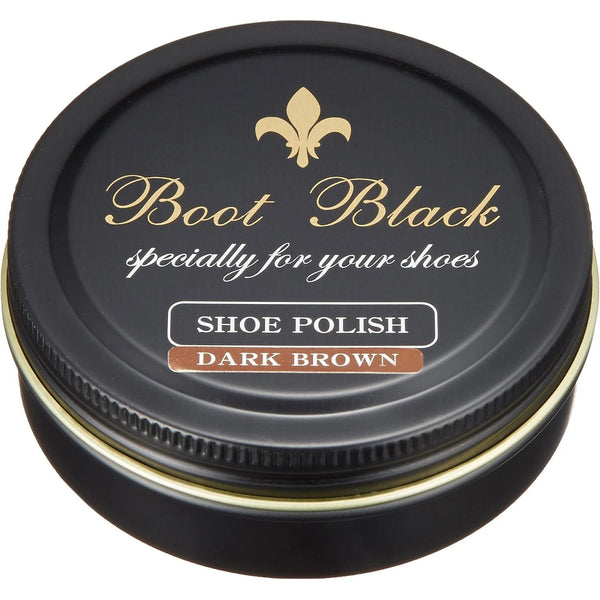 Boot Black Polish Shoe Cream Dark Brown 50g