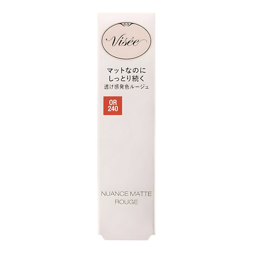 KOSE VISEE Nuance Matte Rouge 240 Dusty Orange