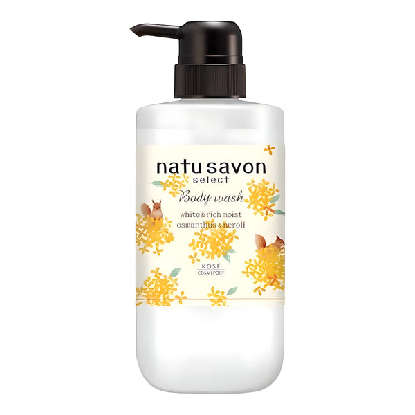 KOSE softymo natusavon select White Body Wash Rich Moist Osmanthus Scent