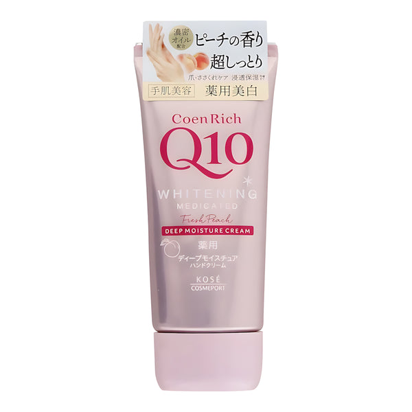 KOSE Coen Rich Medicated Whitening Hand Cream Freshly Picked Peach