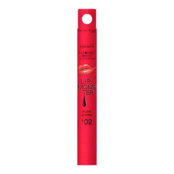KATE Lip Monster Shine & Gloss Lipstick G02 Pink Moon