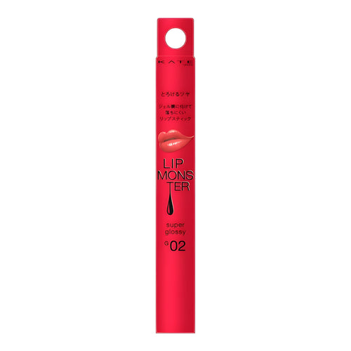 KATE Lip Monster Shine & Gloss Lipstick G02 Pink Moon