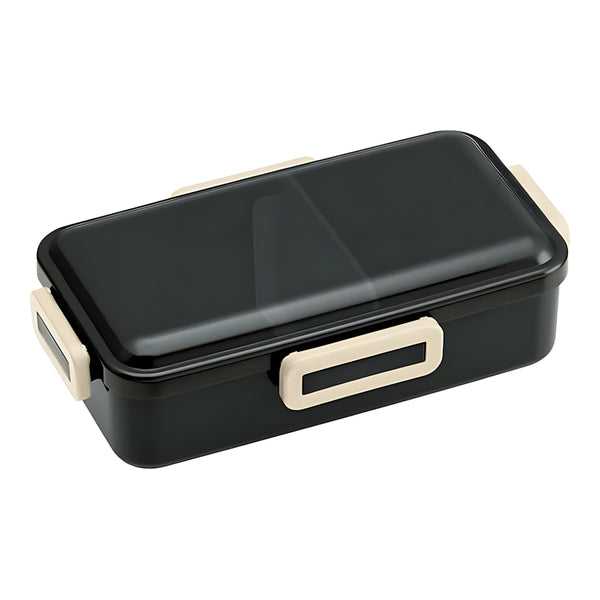 Skater Antibacterial Fluffy Lunch Box L Retro French Black