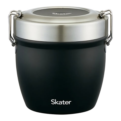 Skater Antibacterial Vacuum-Insulated Stainless Steel Bowl Jar Black