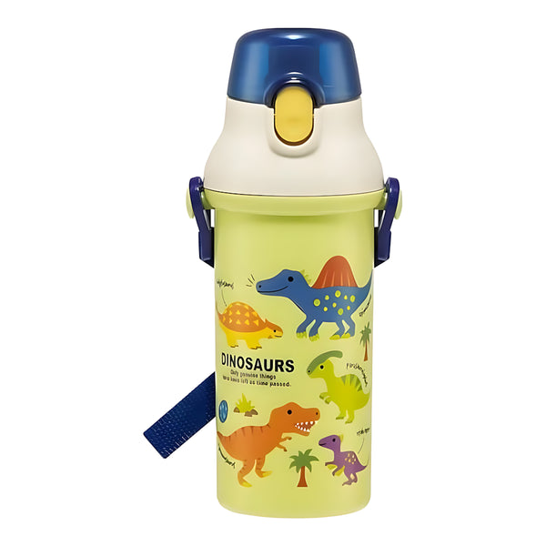 Skater Antibacterial Direct-Drink Water Bottle Dinosaur