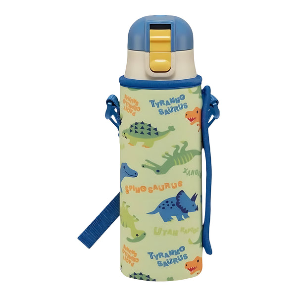 SKATER Dinosaur Direct-Drinking Stainless Steel Bottle with Cover