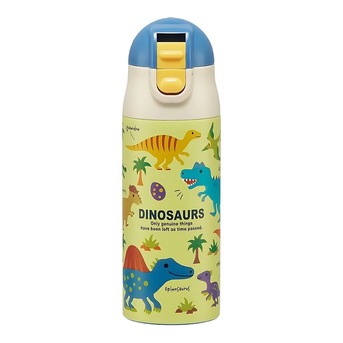 SKATER Dinosaur Ultra-Lightweight One-Push Stainless Steel Bottle