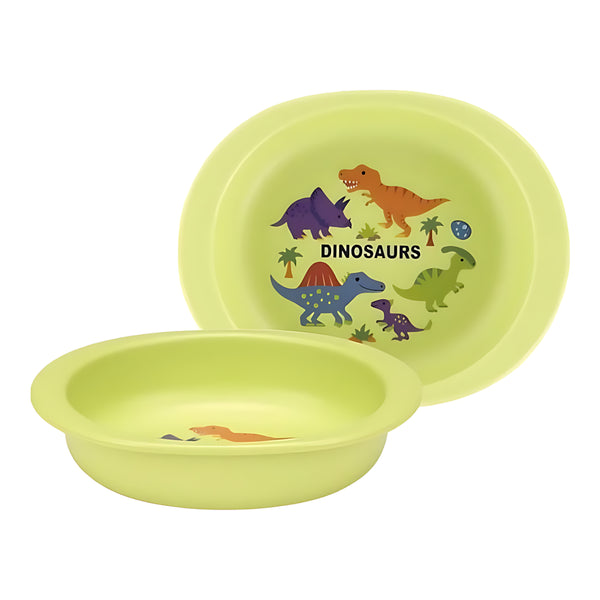 Skater Antibacterial Baby PP Small Plate Dinosaur
