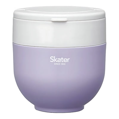 Skater Foldable Handle Insulated Food Jar Lilac Grey 540ml