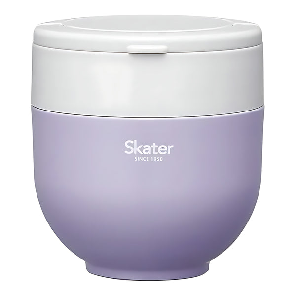 Skater Foldable Handle Insulated Food Jar Lilac Grey