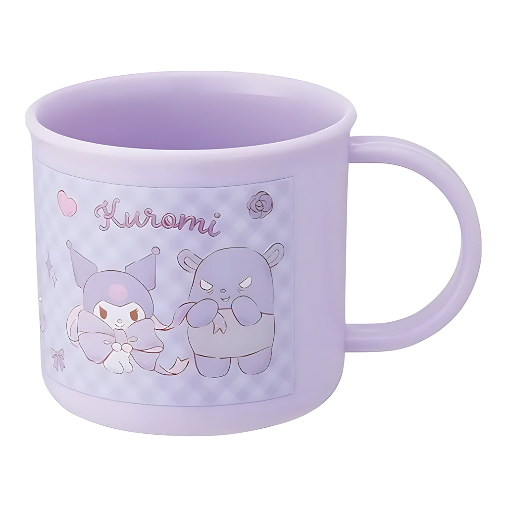 Skater Antibacterial Kids Plastic Cup Kuromi Big Ribbon