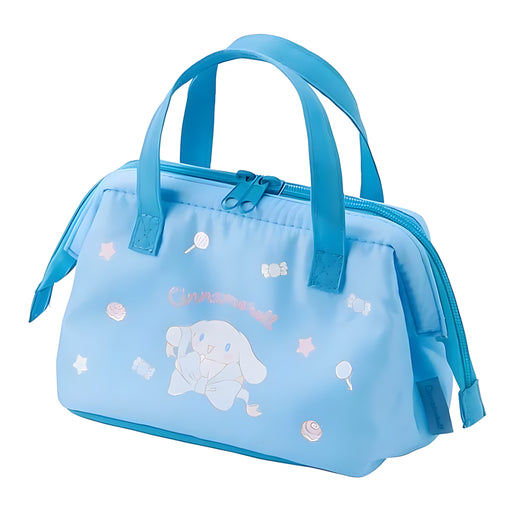 Skater Big Ribbon Kids Kiss-Lock Insulated Lunch Bag Cinnamoroll