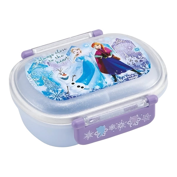 SKATER Frozen 25 Antibacterial Fluffy Tight-Fit Bento Box