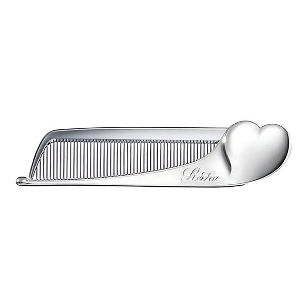 ReFa HEART COMB Hair Comb Aira Foldable Silver