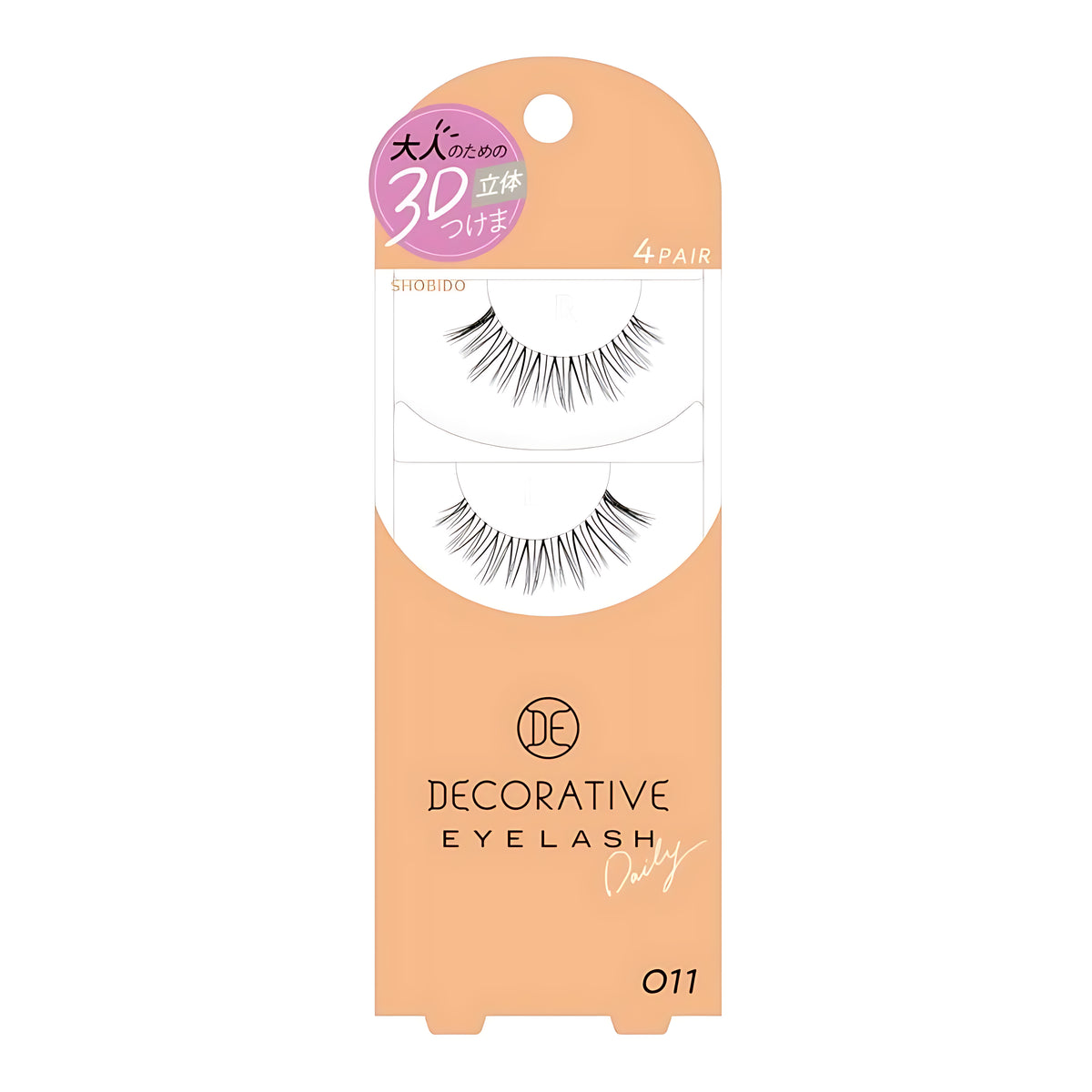 SHOBIDO Decorative Eyelash #011 4 Pairs