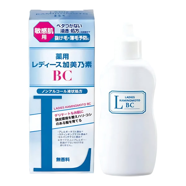 KAMINOMOTO Ladies BC Medicated Scalp Tonic, Fragrance-Free, 150ml
