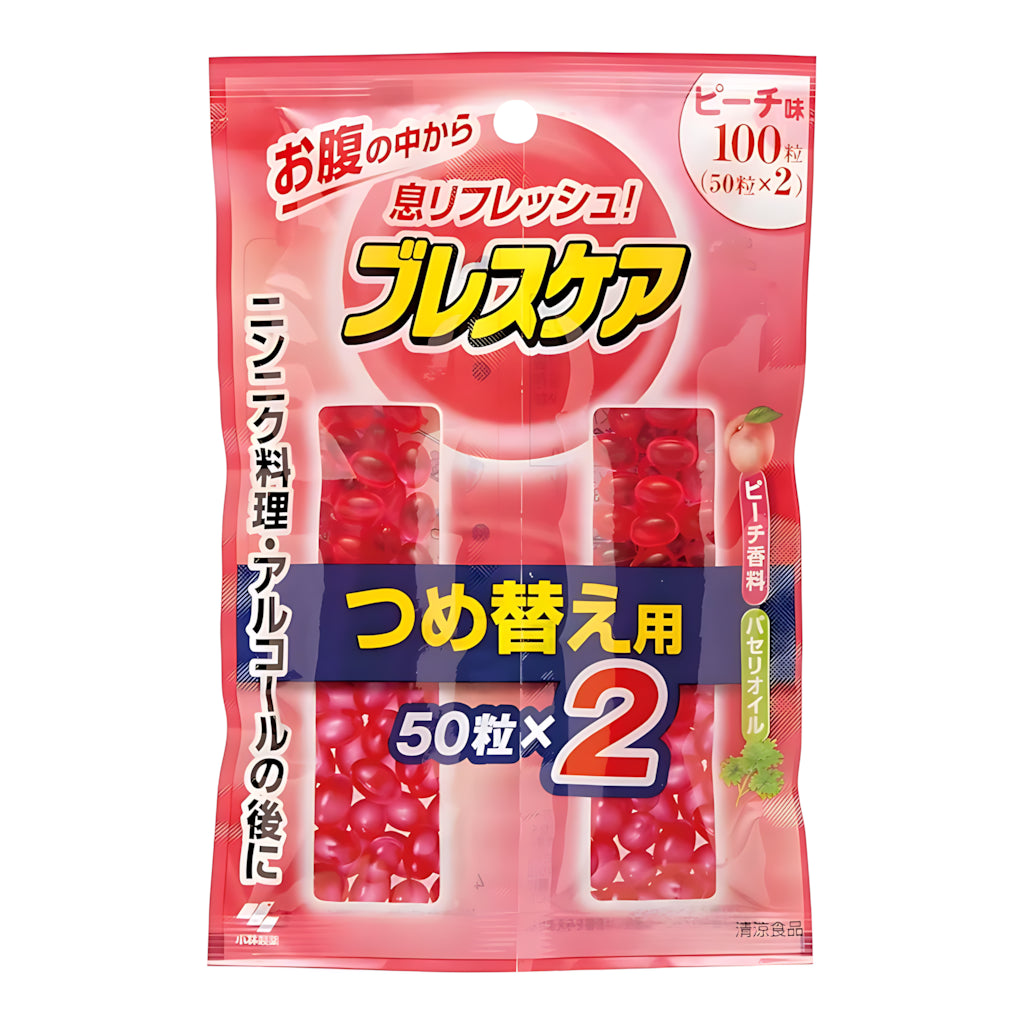 Kobayashi Pharmaceutical Breath Care Refill Peach
