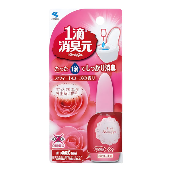 Kobayashi Pharmaceutical 1 Drop Toilet Deodorizer Sweet Rose