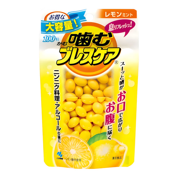 Kobayashi Pharmaceutical Chewable Breath Care Lemon Mint