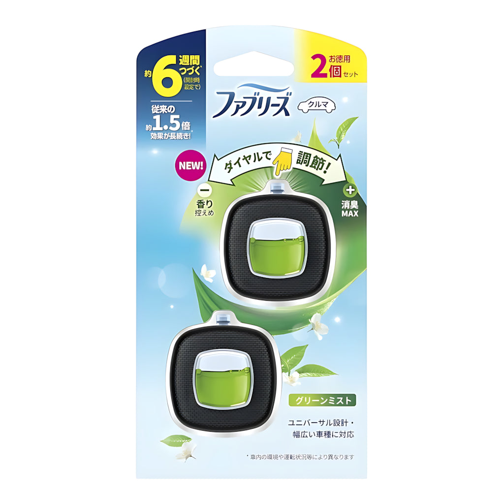P&G Febreze Car Easy Clip Air Freshener Green Mist
