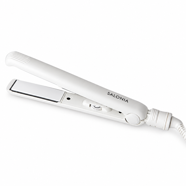 SALONIA Straight Hair Iron 24mm White I-ne