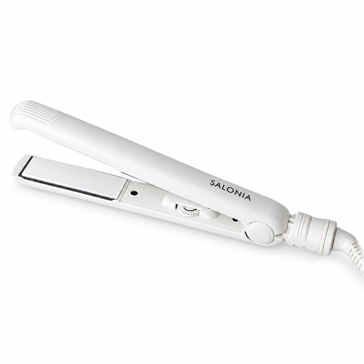 SALONIA Straight Hair Iron 24mm White I-ne