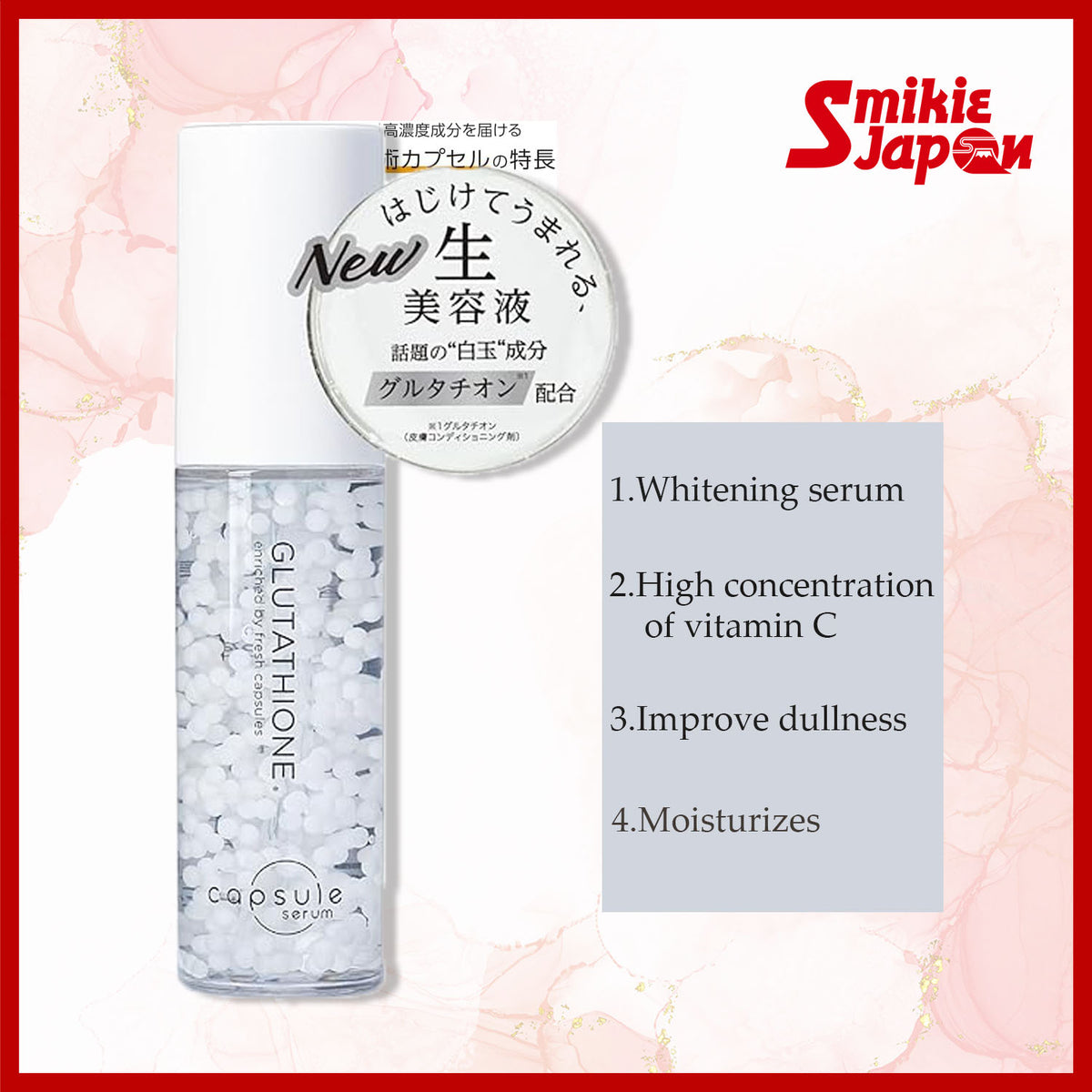MD Capsule Serum White Dumpling Skin Glutathione Serum