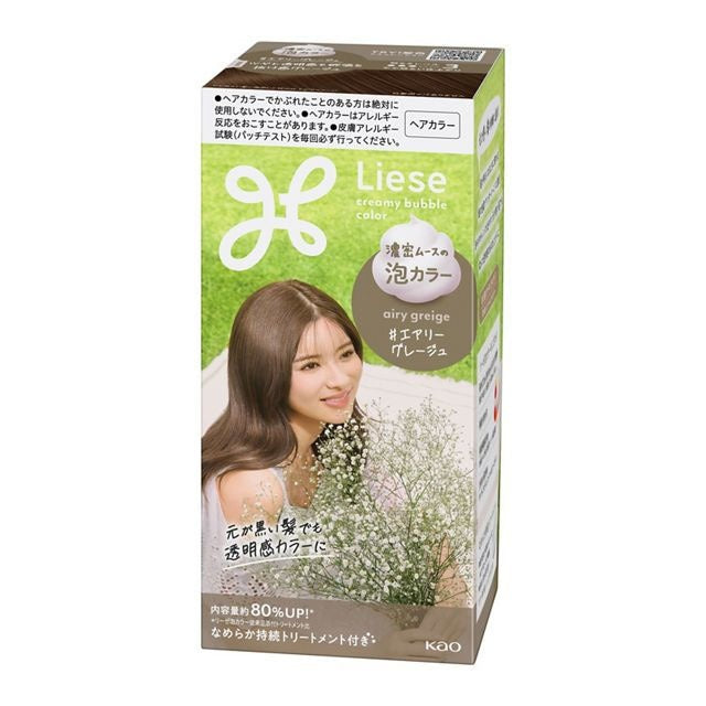 KAO Liese Foam Hair Color Airy Greige