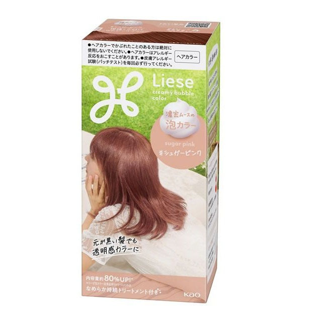 KAO Liese Foam Hair Color Sugar Pink