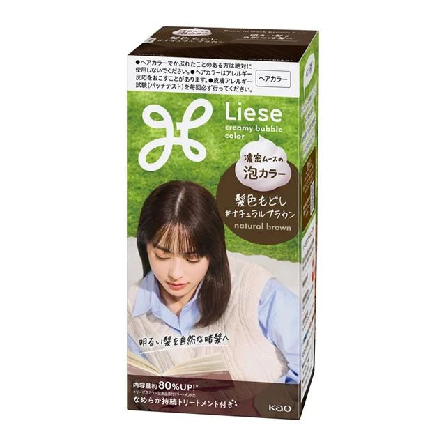 KAO Liese Foam Hair Color Natural Brown