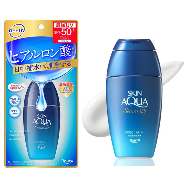ROHTO Skin Aqua Tone Up UV Essence SPF50+ PA++++ Super Moisture Gel 110g Waterproof Sunscreen