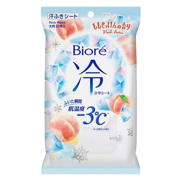 KAO Biore Cool Sheet Peach Scent