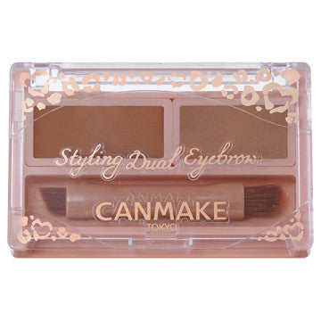 CANMAKE Styling Dual Eyebrow 02 Warm Brown