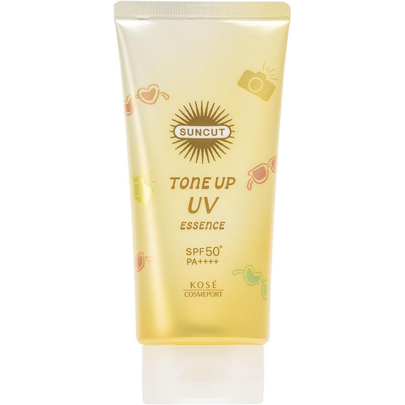 KOSE Suncut R Tone-Up UV Essence Lemon Yellow